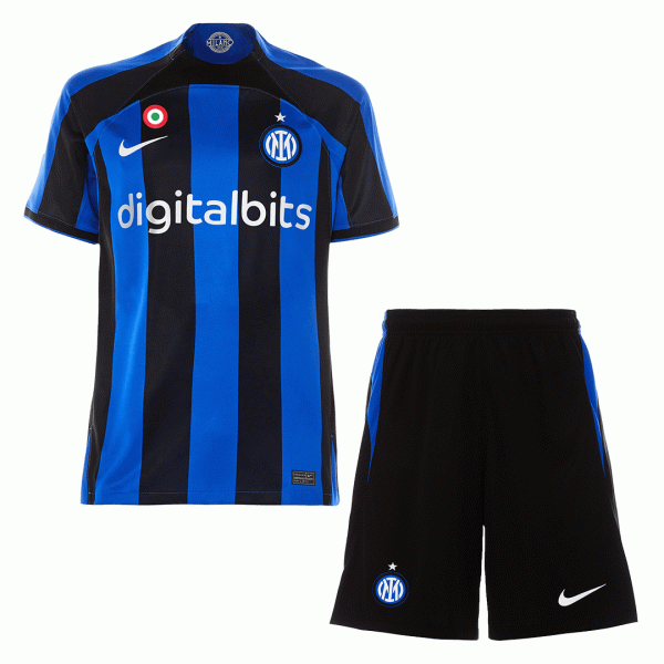 Inter Milan Soccer Jersey Home Kit(Jersey+Shorts) Replica 2022/23
